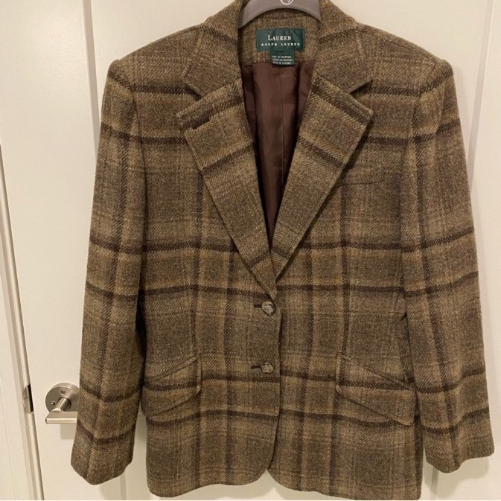 Ralph Lauren Signature Plaid  Blazer